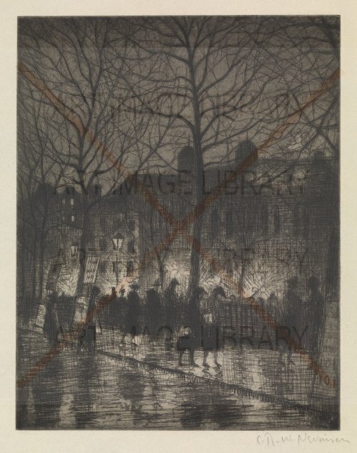 Image no. 3383: Leicester Square (Christopher Richard Wynne Nevinson), code=S, ord=0, date=early 20th century